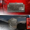 Jelly Roll The Little Ass Shed Highland Cow 3D Metal Car Emblem