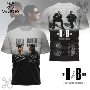 Chris Brown Usher The R&B Tour 2026 Concert T-Shirt