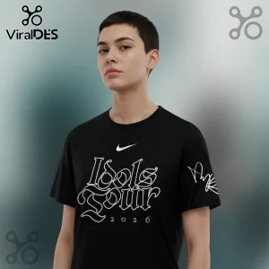 YUNGBLUD Idols Tour 2026 Commemorative Black Fan Music T-Shirt