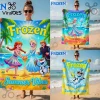 Premium KISS Rock Band Tropical Pineapple Summer Vibes Beach Towel