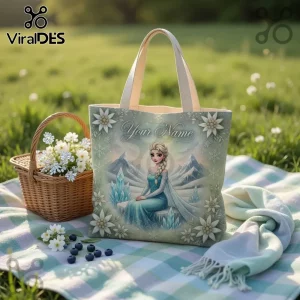 Elsa Frozen Personalized Tote Bag
