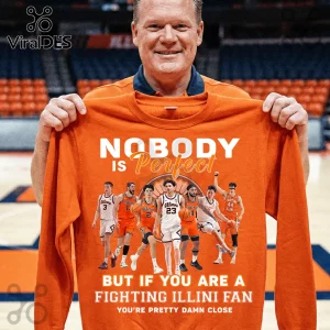 Fighting Illini Basketball Perfect Fan Quote Graphic Crewneck Sweatshirt