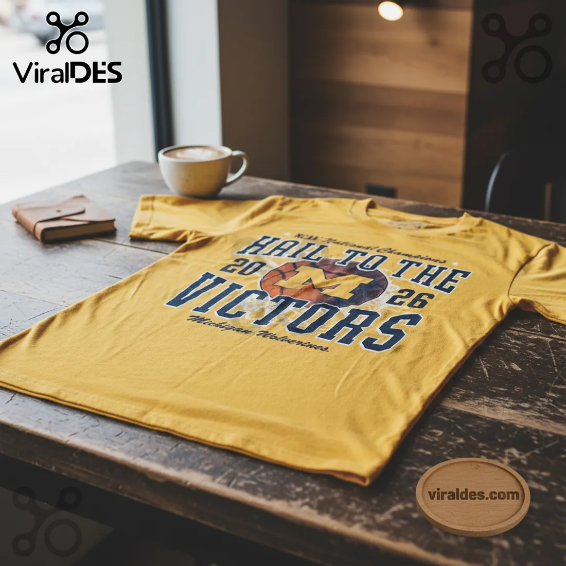 Homefield Michigan Wolverines 2026 Basketball National Champions Fan T-Shirt