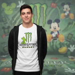 Mickey Mouse Monster Energy Crossover Unique Graphic Print T-Shirt