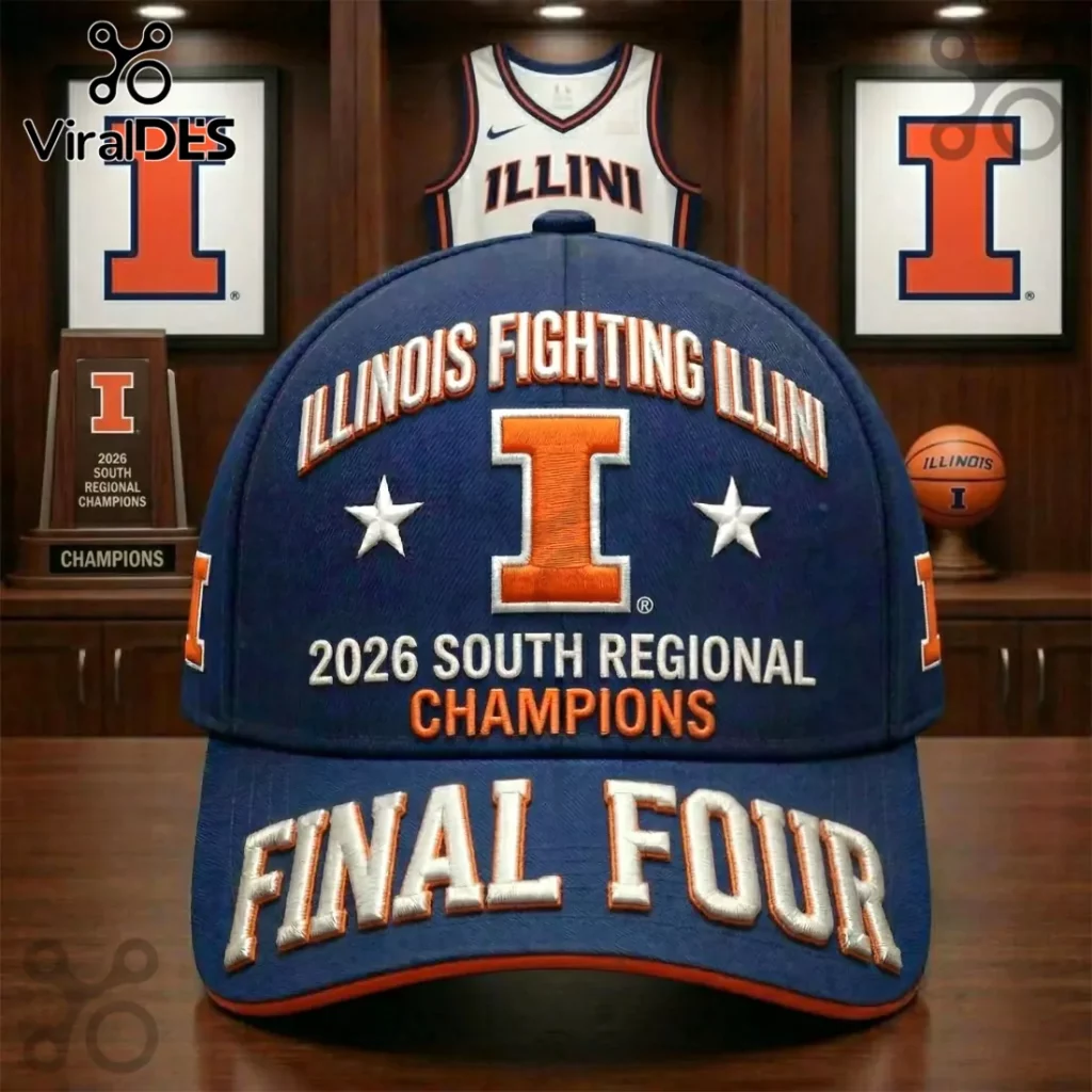 Illinois Fighting Illini 2026 Final Four Regional Champions Baseball Cap