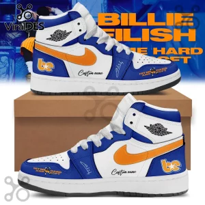 Billie Eilish Hit Me Hard and Soft Tour Air Jordan 1 High-Top Sneakers