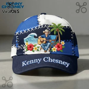 Kenny Chesney No Shoes Nation Island Life Blue Baseball Cap