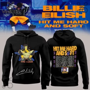 Billie Eilish Hit Me Hard & Soft The Tour 2024-2025 Concert Merch Hoodie