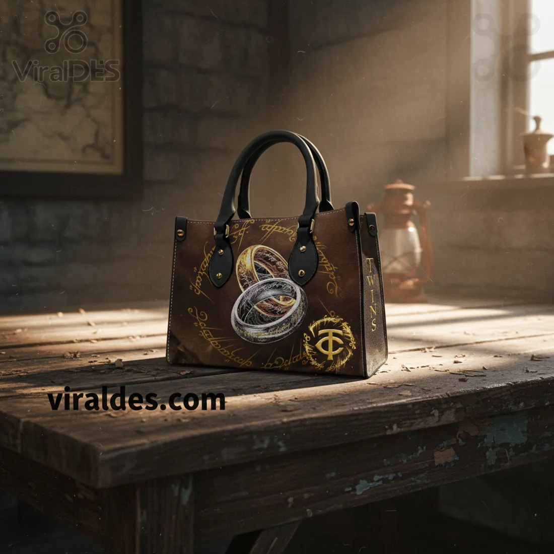 Lord of the Rings One Ring Elvish Script Handbag Lord of the Rings One Ring Elvish Script Handbag