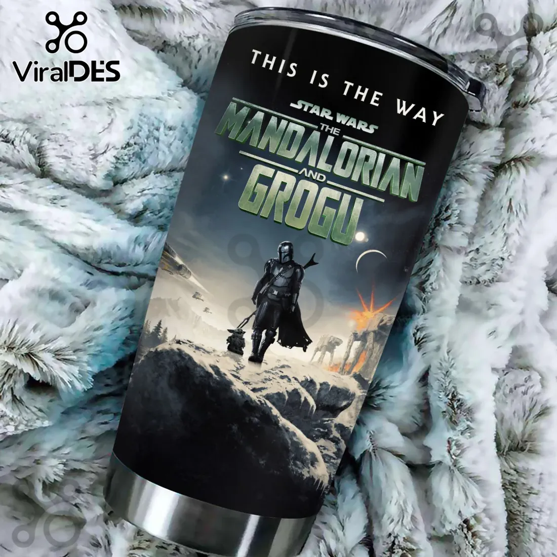 Mandalorian Grogu Star Wars Iconic Duo Premium Travel Tumbler Mandalorian Grogu Star Wars Iconic Duo Premium Travel Tumbler