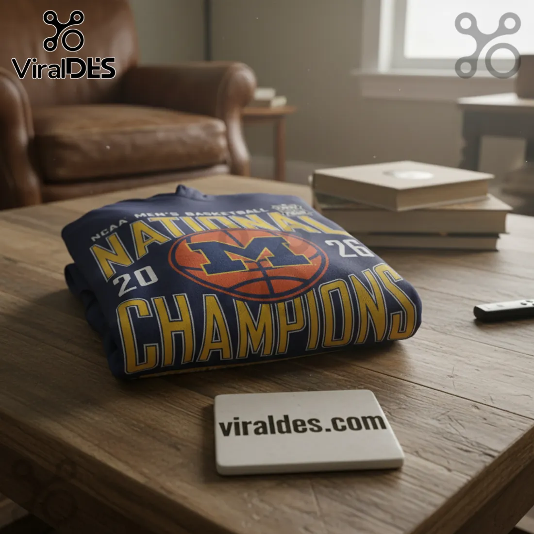 Michigan Wolverines 2026 NCAA Basketball National Champions Hoodie