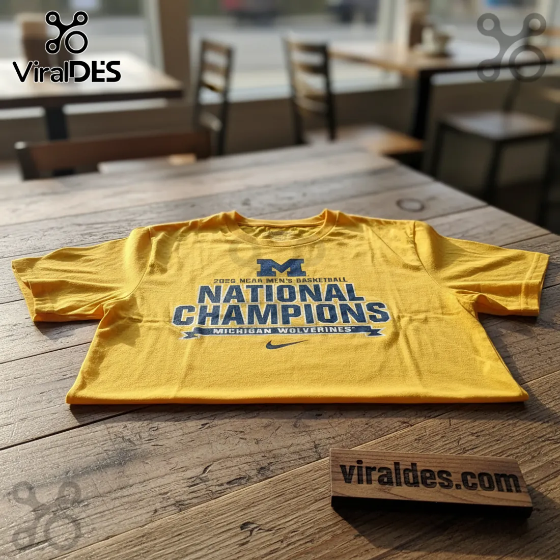 Michigan Wolverines 2026 NCAA Men's Basketball Final Four Championship T-Shirt