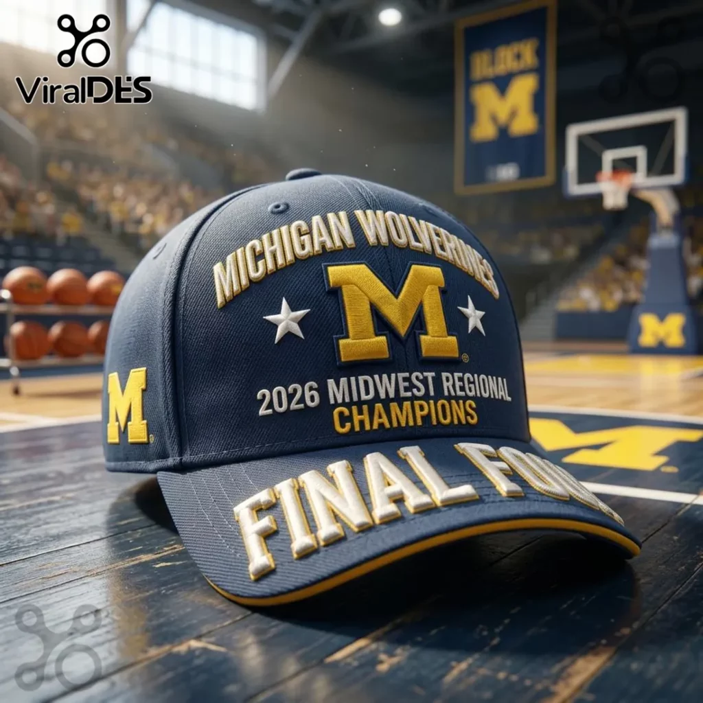 Michigan Wolverines Basketball 2026 Final Four Championship Cap