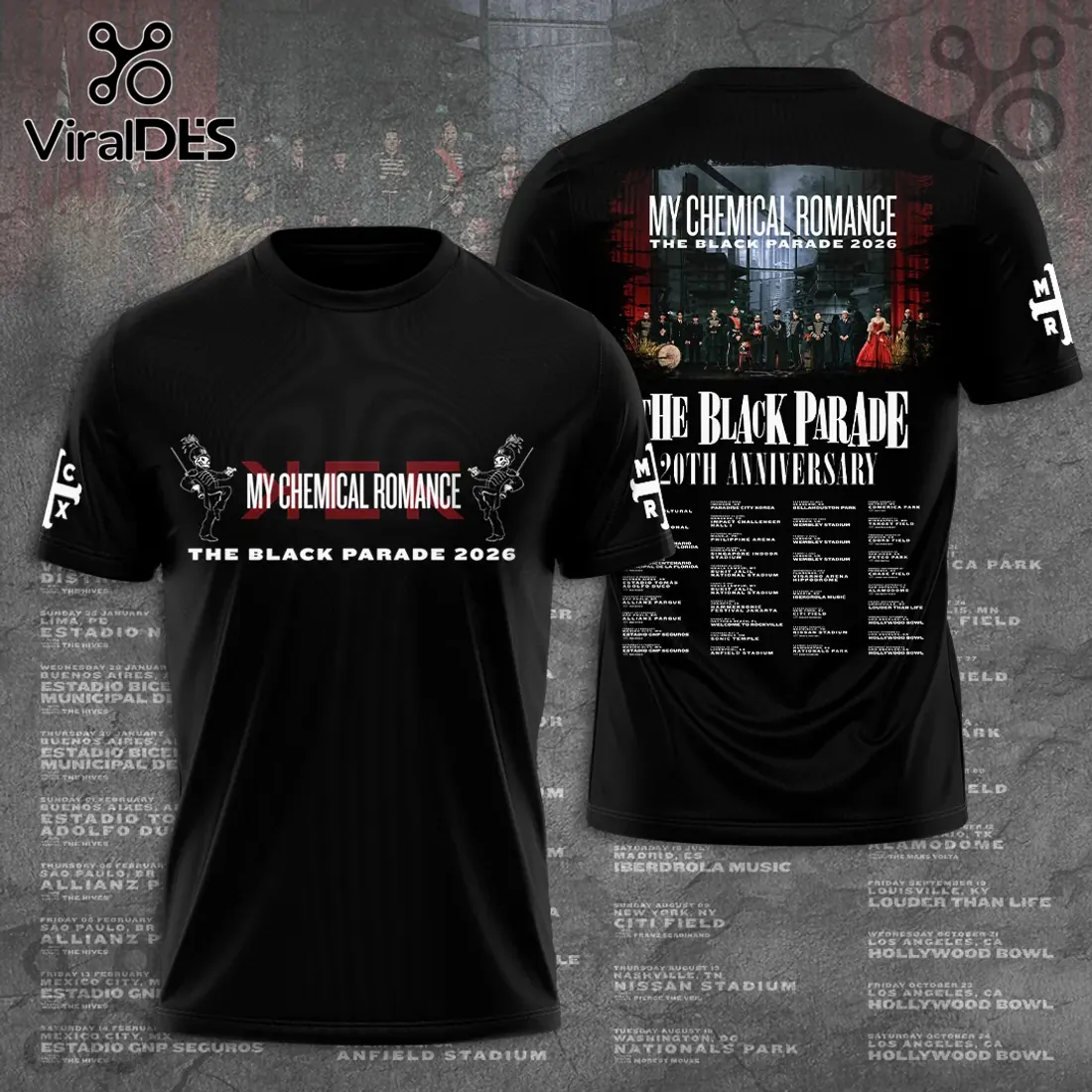 My Chemical Romance The Black Parade 20th Anniversary Hoodie My Chemical Romance The Black Parade 20th Anniversary Hoodie