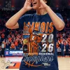 Illinois Basketball 2026 South Regional Champions Graphic T-Shirt