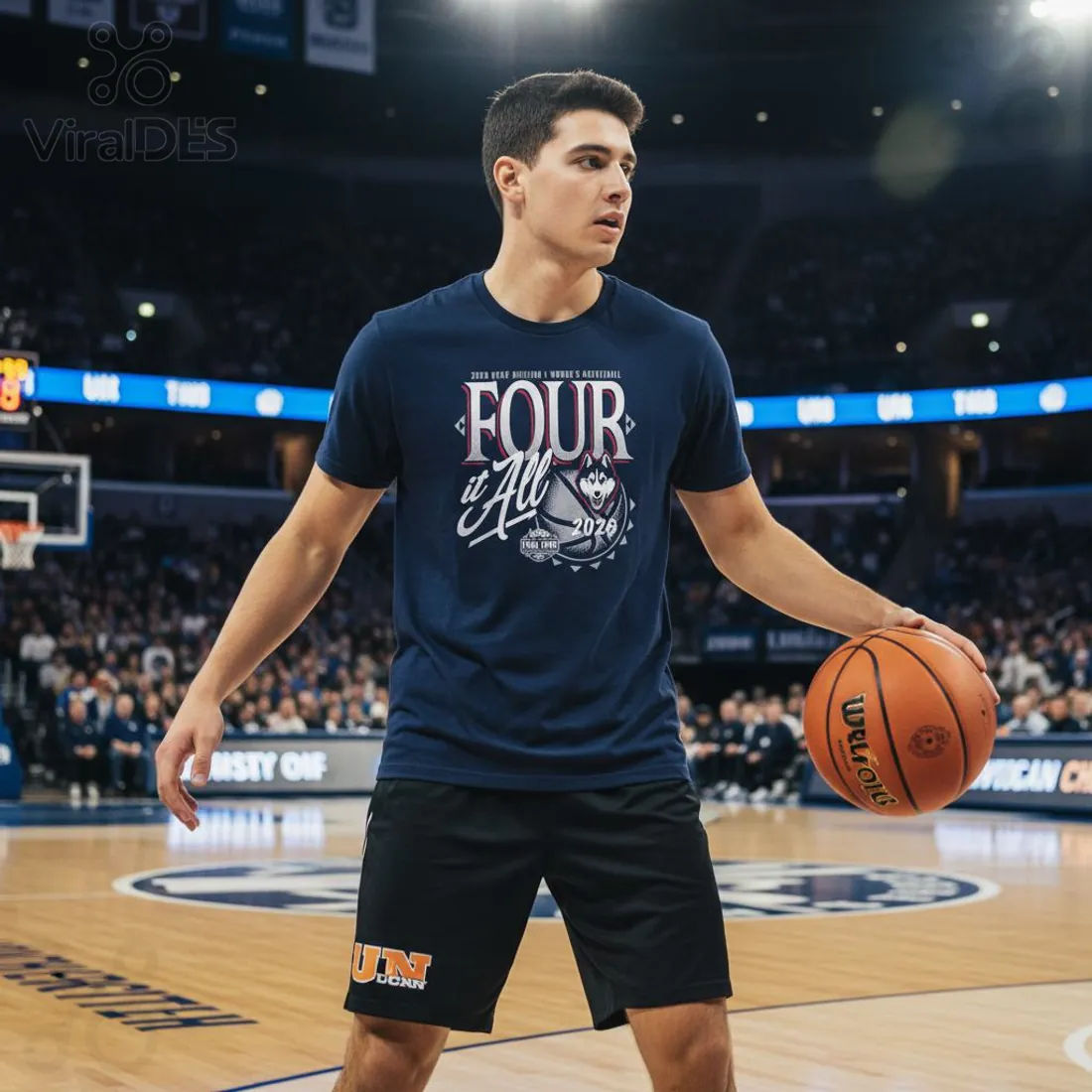 NCAA Women’s Basketball Final Four 2026 UConn Huskies T-Shirt NCAA Women’s Basketball Final Four 2026 UConn Huskies T-Shirt