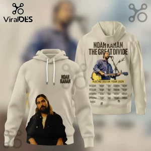 Noah Kahan The Great Divide 2026 Concert Music Fan Tour Dates Hoodie