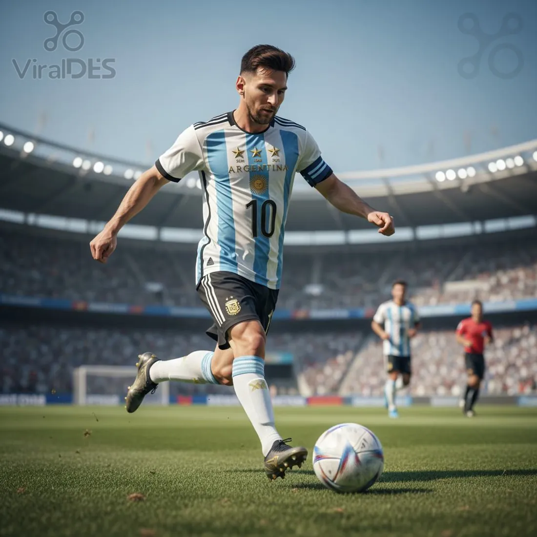 Premium Argentina 3-Star World Cup Football Shirt Premium Argentina 3-Star World Cup Football Shirt