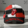 KISS Premium Iconic Rock Band Faces Patchwork Embroidered Baseball Cap