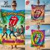 Premium KISS Rock Band Tropical Pineapple Summer Vibes Beach Towel