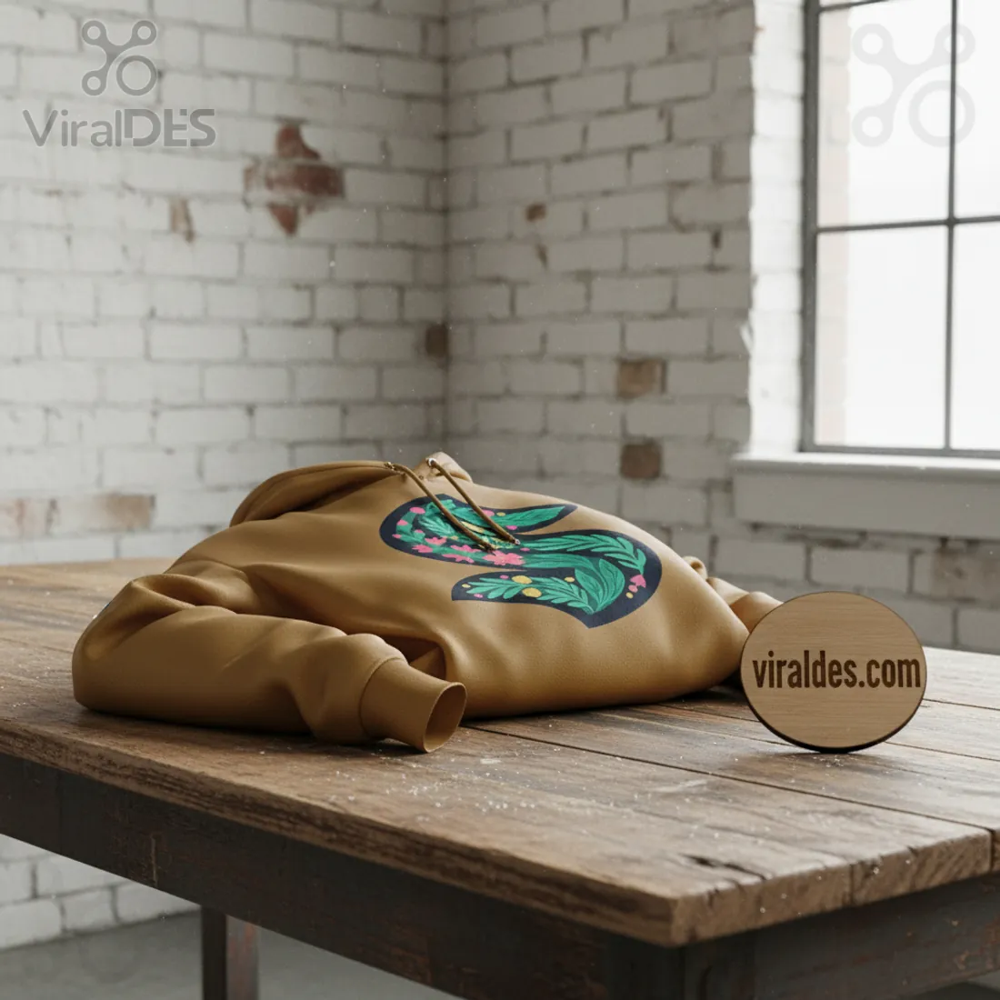 Seattle Kraken Green Night Floral Logo Hoodie