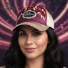 Selena Quintanilla Tribute 3D Floral Rose & Bejeweled Rhinestone Baseball Cap