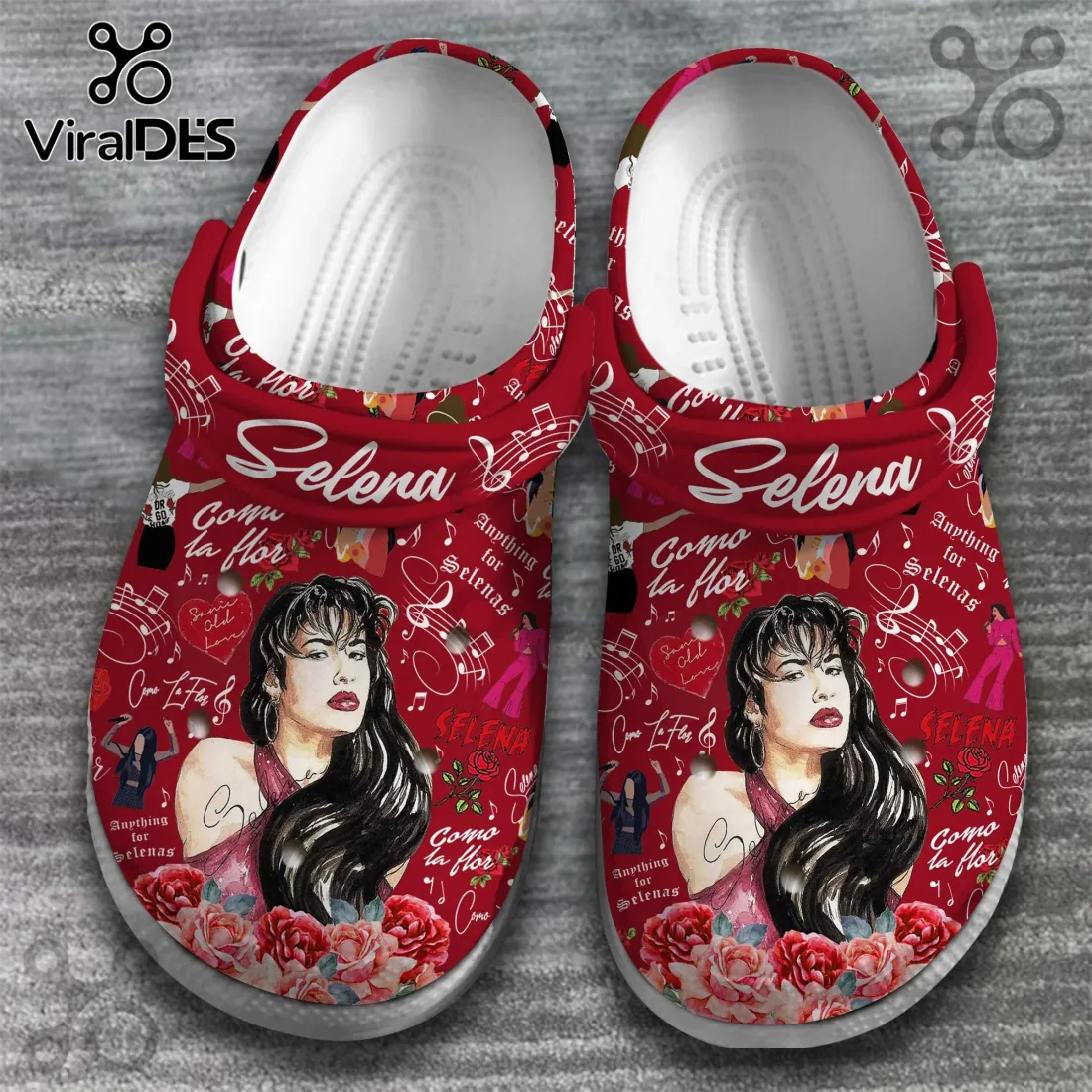 Selena Quintanilla Como la Flor Music Tribute Fan Gift Classic Clogs Selena Quintanilla Como la Flor Music Tribute Fan Gift Classic Clogs
