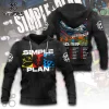 Simple Plan Europe UK Tour 2026 Band Merch Graphic T-Shirt
