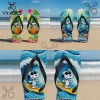 Scooby-Doo Surfing Sandwich Beach Wave Cartoon Beach Flip Flops