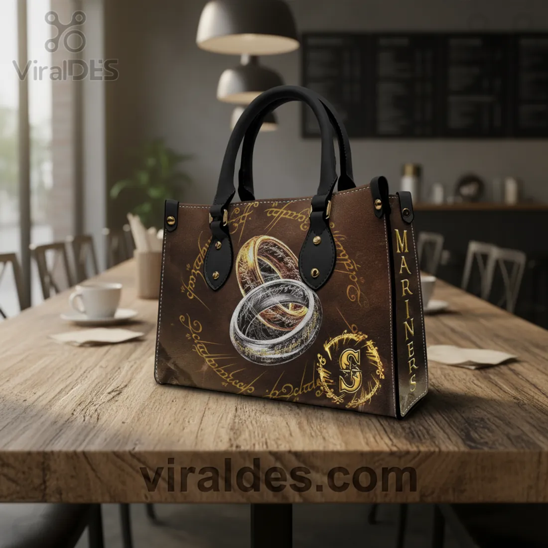 The Lord of the Rings Seattle Mariners The One Ring Handbag