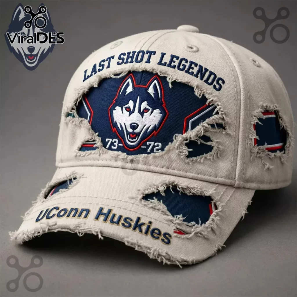 UConn Huskies Last Shot Legends 73-72 Distressed Baseball Cap