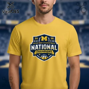 NCAA Men’s Basketball 2026 National Champions Commemorative Gold T-shirt