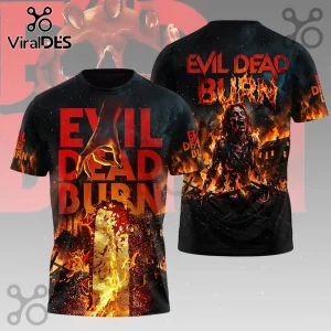 Evil Dead Burn Horror Movie 3D All-Over Print Graphic Hoodie