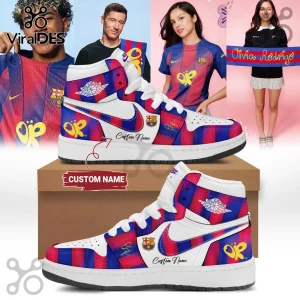 FC Barcelona x Olivia Rodrigo Limited Edition High-Top Sneakers