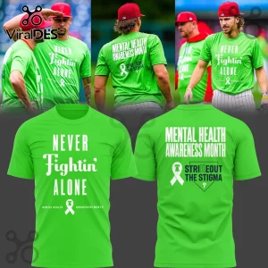 Philadelphia Phillies Mental Health ‘Strikeout Stigma’ Green Hoodie