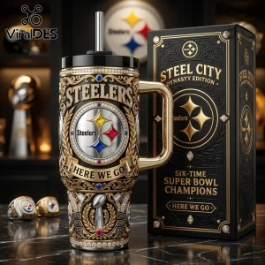 Pittsburgh Steelers Dynasty Edition 40oz Stanley Tumbler