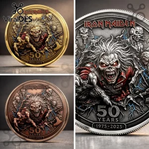 Iron Maiden 50th Anniversary Eddie Coin Iron Maiden 50th Anniversary Eddie Coin