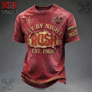 Rush Fly By Night Est 1968 Vintage Distressed Shirt Rush Fly By Night Est 1968 Vintage Distressed Shirt