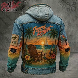 Jimmy Buffett Margaritaville Tropical Beach Sunset Distressed Hoodie Jimmy Buffett Margaritaville Tropical Beach Sunset Distressed Hoodie