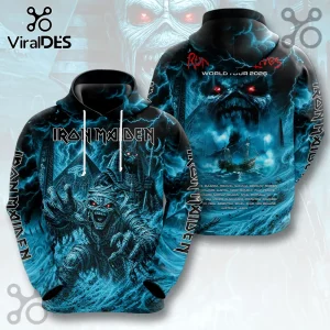Iron Maiden 2026 World Tour Eddie The Head Hoodie