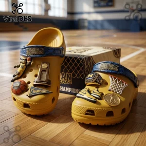 Michigan Wolverines 2026 NCAA National Champions Crocs With Charms Michigan Wolverines 2026 NCAA National Champions Crocs With Charms