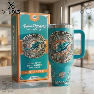 Miami Dolphins Legacy Edition 40oz Stanley Tumbler