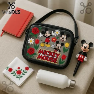 Premium Disney Mickey Mouse Summer Beach Clear Crossbody Bag