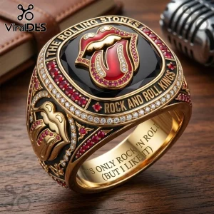 The Rolling Stones Rock and Roll Kings Gold Championship Ring
