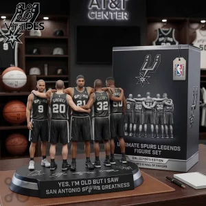 NBA Spurs Legends Commemorative 5 Hall of Fame Acrylic Plaque
