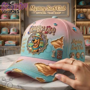 Scooby-Doo x Mystery Surf Club Distressed Ombre Baseball Cap