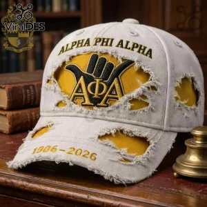 Alpha Phi Alpha 1906-2026 Anniversary Distressed Baseball Cap Alpha Phi Alpha 1906-2026 Anniversary Distressed Baseball Cap