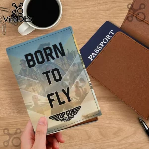 Top Gun Maverick Movie Fandom Leather Passport Cover