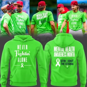 Philadelphia Phillies Mental Health ‘Strikeout Stigma’ Green Hoodie