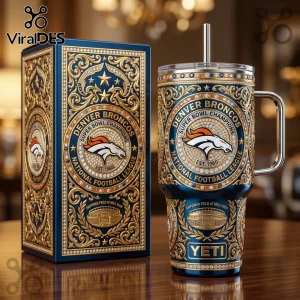 Denver Broncos Super Bowl Champions 40oz Stanley Tumbler